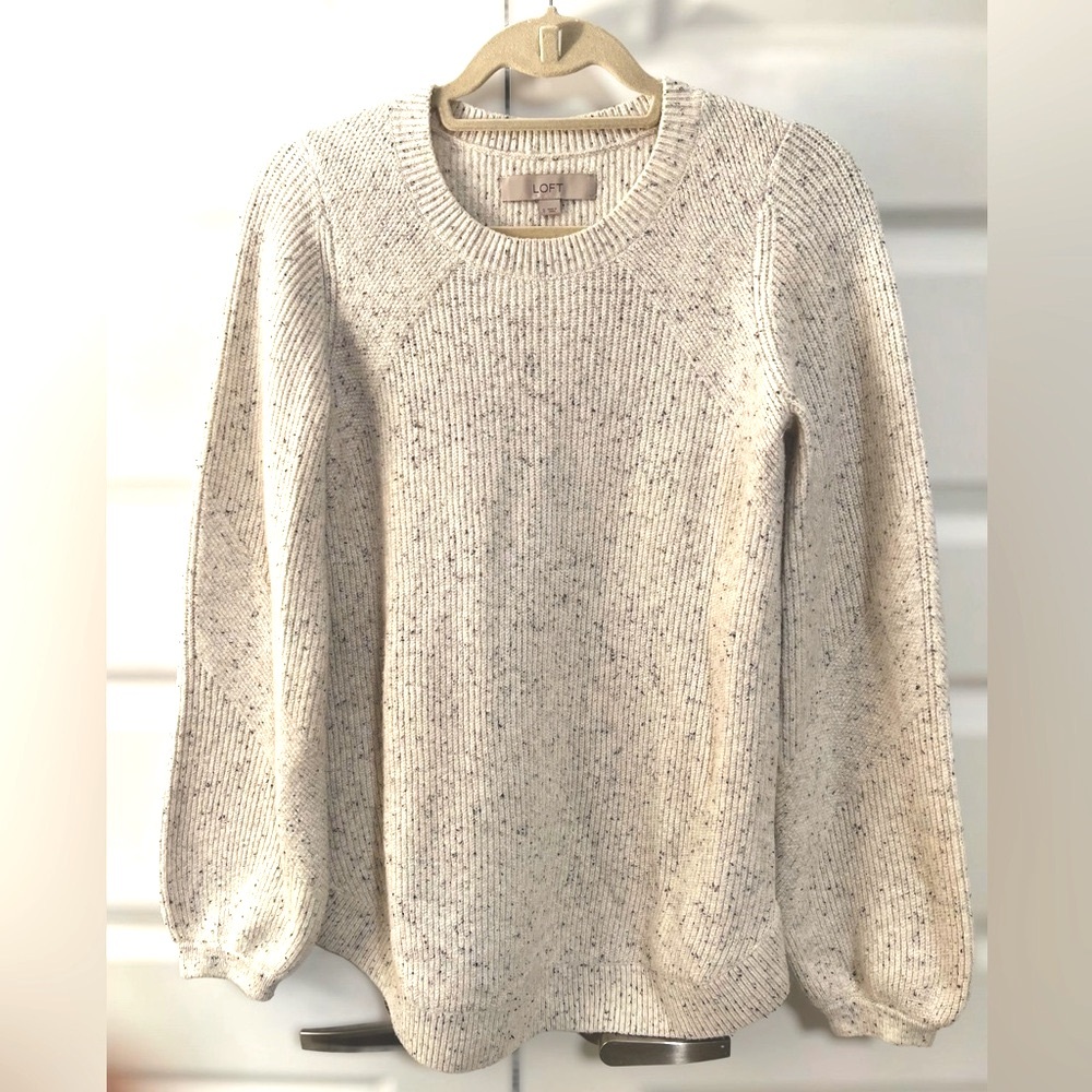 Like New LOFT Flecked Sweater
